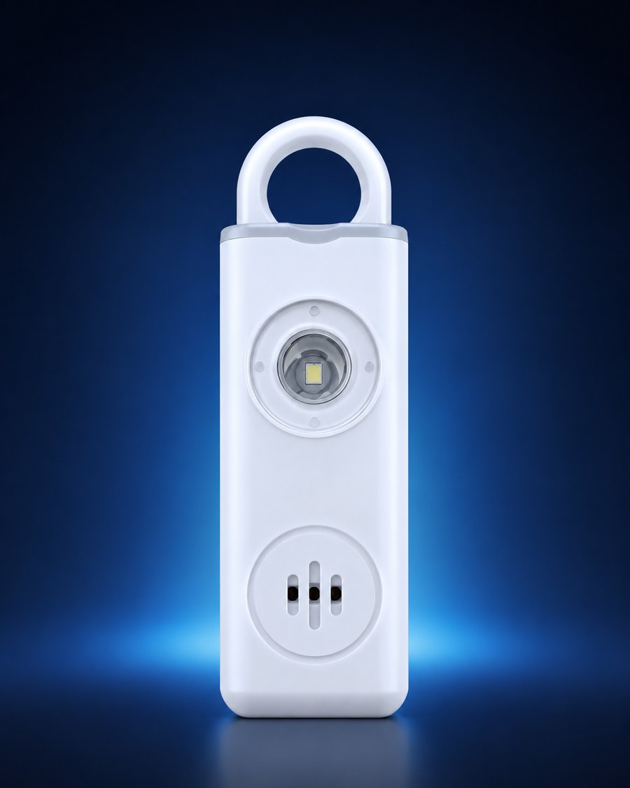 Alarma de bolsillo blanco