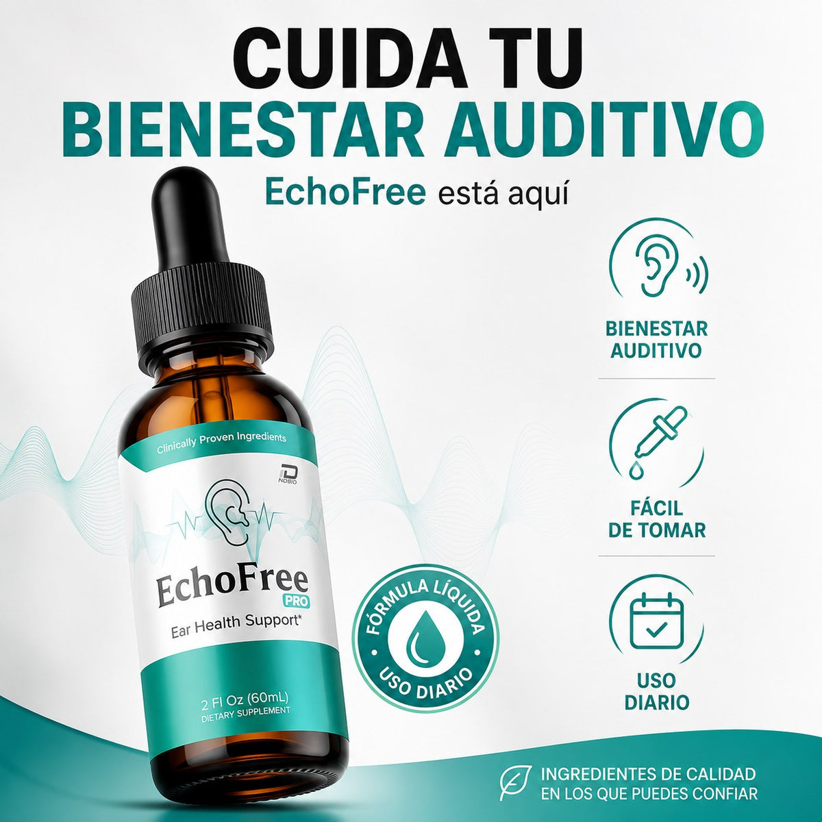 Echo Free gotas bienestar auditivo