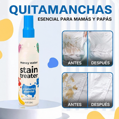 Spray quitamanchas: antes y después