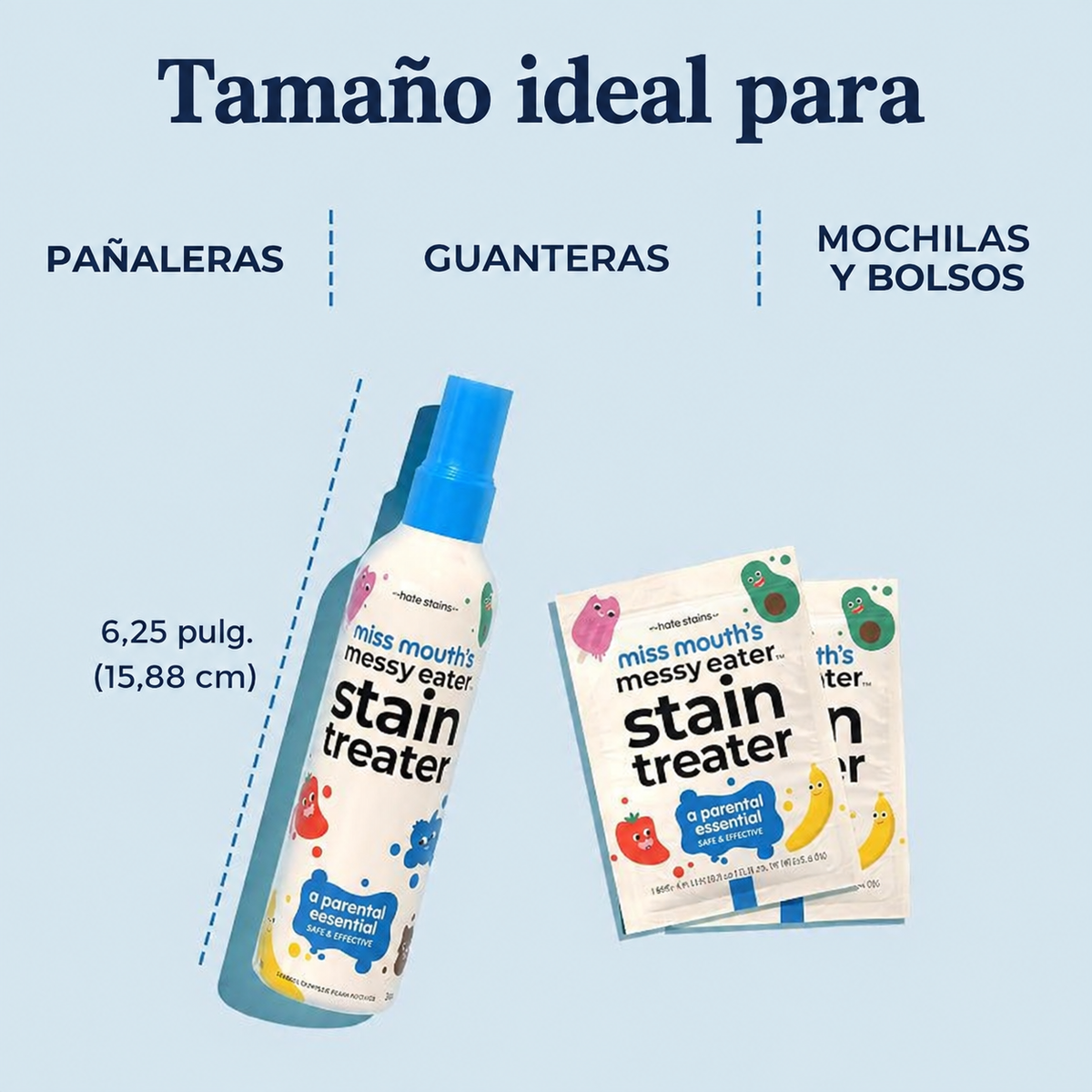 Tamaño compacto para llevar