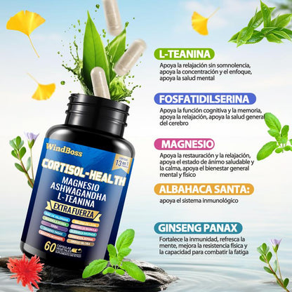 WindBoss Cortisol-Health: ingredientes